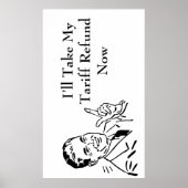 Vintage Tariff Refund Check Poster (Vorne)