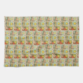 Vintage Tarot Cards Sun Moon Stars Geschirrtuch (Horizontal)