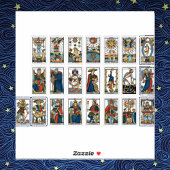Vintage Tarot-Karten Aufkleber
