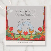 Vintage Tarot Karten Hochzeit Mystisch