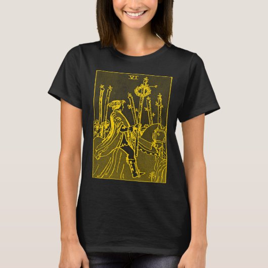 VINTAGE TAROT-KARTENWANDS SECHS T-Shirt (Vorderseite)