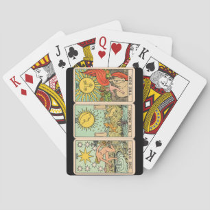 Vintage Tarot Trio Spielkarten