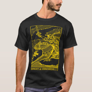 VINTAGE TAROTKARTE RITTER DER SCHWERTER T-Shirt