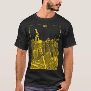 VINTAGE TAROTKARTE SCHWERTER SECHS T-Shirt