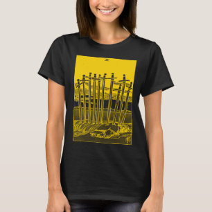 VINTAGE-TAROTKARTE SCHWERTER ZEHN T-Shirt