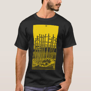 VINTAGE TAROTKARTE SCHWERTER ZEHN T-Shirt