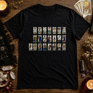 Vintage-Tarotkarten-Collage Mystisch T-Shirt