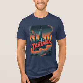 Vintage Tartaria Verschwörung Retro Tri-Blend Shirt