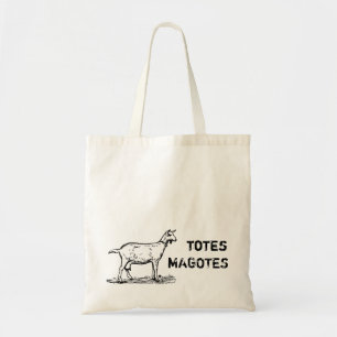 Vintage Tasche Magoats Größere Textziege Wiederv