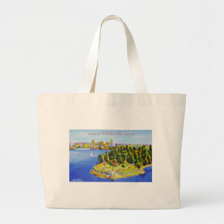 Vintage-Tasche Vancouver Island British Columbia Jumbo Stoffbeutel