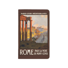 Vintage Taschenzeitschrift Reise-Roms Italien Taschennotizbuch