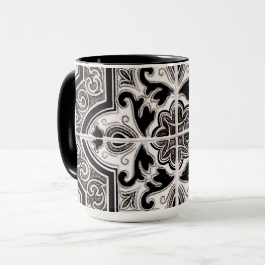 Vintage Tasse (Vorderseite Links)