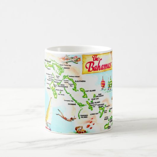 Vintage Tasse der Bahama-Inseln (Mittel)