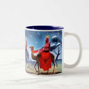 Vintage-Tasse Drei Weise Männer Zweifarbige Tasse