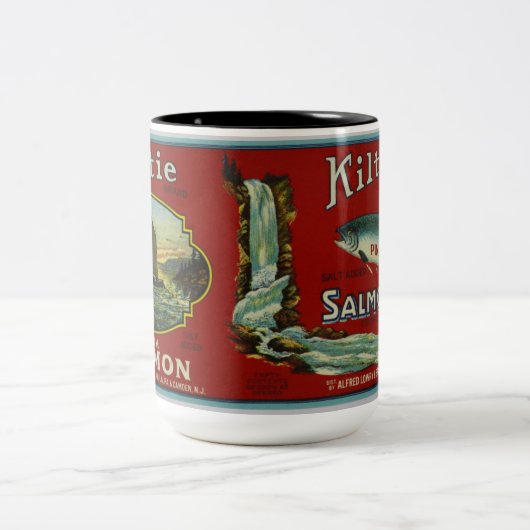 Vintage Tasse für rosa Lachs (Mittel)