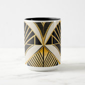 Vintage Tasse "Golden Art Deco" (Zentrum)