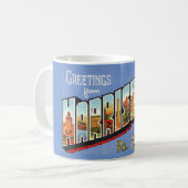 Vintage Tasse Harrisburg (Vorderseite Links)