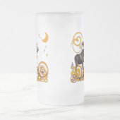 Vintage-Tasse Mattglas Bierglas (Mittel)