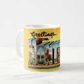 Vintage Tasse Montana (Vorderseite Links)