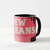Vintage Tasse New Orleans (VorderseiteRechts)