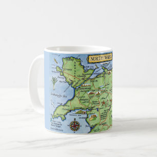 Vintage Tasse North Wales