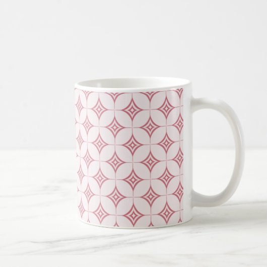 Vintage Tasse, pinkfarben Kaffeetasse (Rechts)