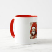 Vintage Tasse Santa Claus (Vorderseite Links)