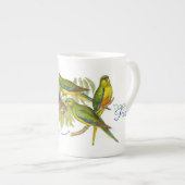 Vintage Tasse Türkis (Vorderseite Rechts)