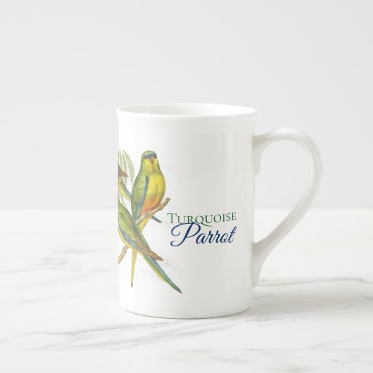 Vintage Tasse Türkis (Rechts)