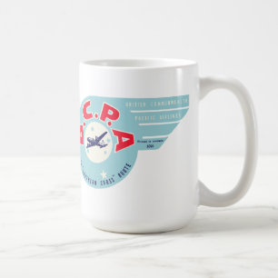 Vintage-Tasse von British Commonwealth Pacific Air Kaffeetasse