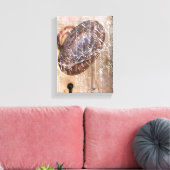 Vintage Tastatur Leinwanddruck (Insitu (Wohnzimmer))