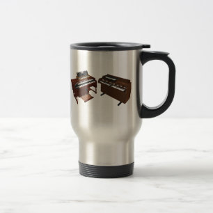 Vintage-Tastaturen: 3D-Modell: Reisebecher