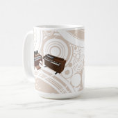 Vintage Tastaturen: 3D-Modell: Tasse (Vorderseite Links)