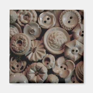 Vintage Tasten Magnet