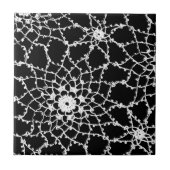 Vintage Tatted Spitze Fliese (Vorderseite)