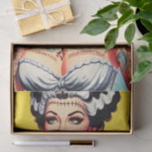 Vintage Tattoooid-Horror-Girl Seidenpapier (Geschenk)