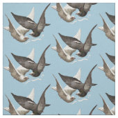 Vintage Tauben im Flug Stoff (Muster)