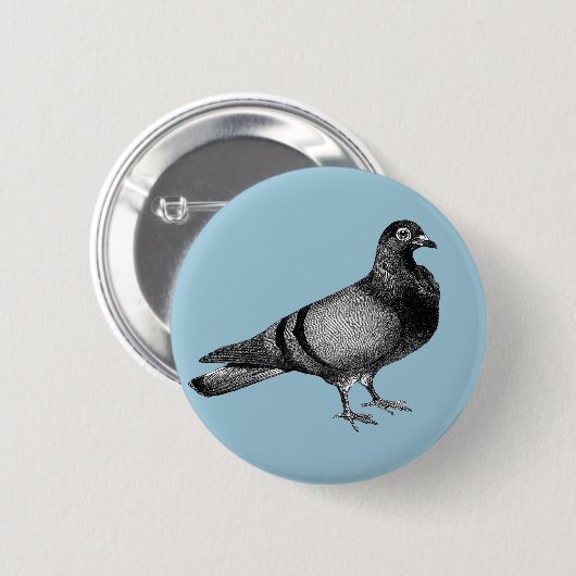 Vintage Taubengeschenke Button (Vorne & Hinten)