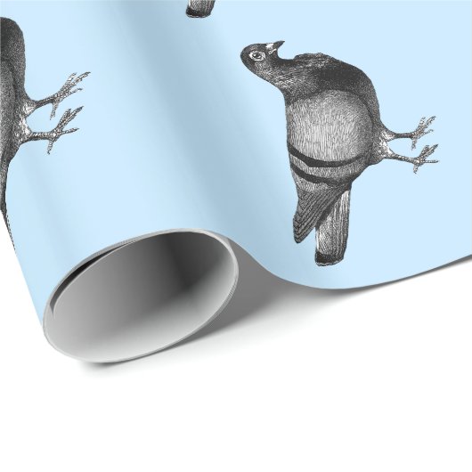 Vintage Taubengeschenke Geschenkpapier (Rolleneckpunkt)