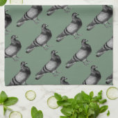 Vintage Taubengeschenke Geschirrtuch (Gefaltet)