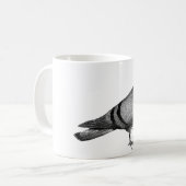 Vintage Taubengeschenke Kaffeetasse (Vorderseite Links)