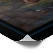 Vintage Taufe Christi Poster (Ecke)