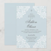 Vintage Taufe und Weihnachten Ankündigung (Vorne/Hinten)