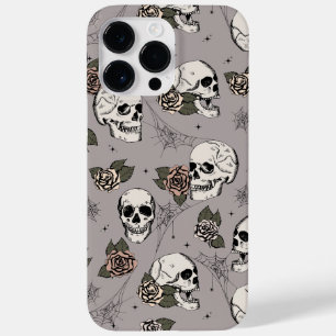 Vintage Taupe Skulpturen und Rose Case-Mate iPhone 14 Pro Max Hülle