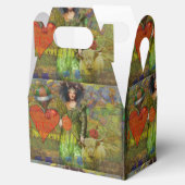 Vintage Taurus Classic Frauenportrait Gotische Kun Geschenkschachtel (Geöffnet)