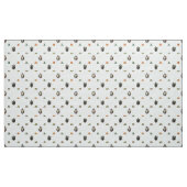 Vintage Teakups und Polka Docks Stoff (Yard (91,4 cm))