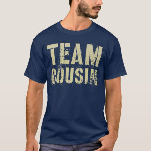 Vintage TEAM COUSIN Lustige Oma Opa Umerziehung T-Shirt