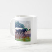 Vintage Teamarbeit Kaffeetasse (Vorderseite Links)