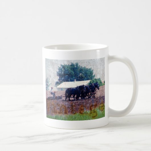 Vintage Teamarbeit Kaffeetasse (Rechts)