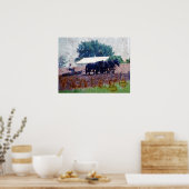 Vintage Teamarbeit Poster (Küche)